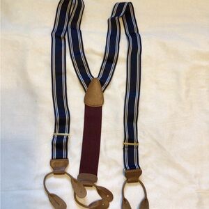 Trafalfar blue stripe suspenders